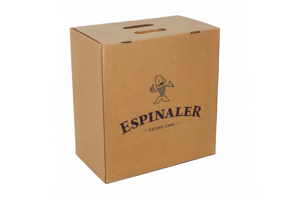 Caja Cartón Espinaler 6 botellas