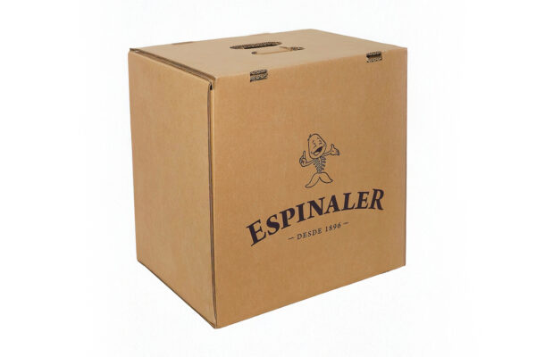 Caja Cartón Espinaler 9 botellas