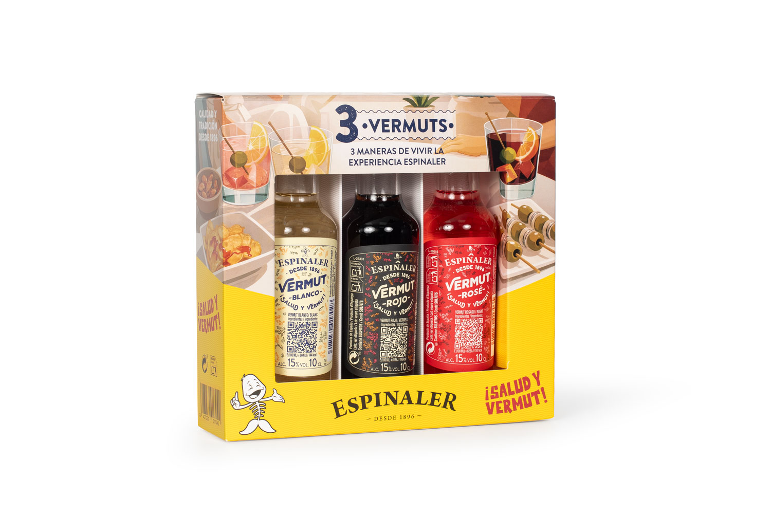 Trio de Vermuts Espinaler Pack degustació Vermuts